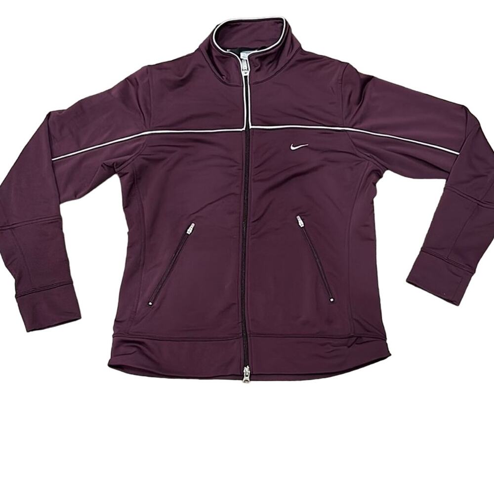 Nike Purple Full Zip Athletic Jacket Size M